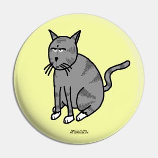 Cat with Attitude Pin