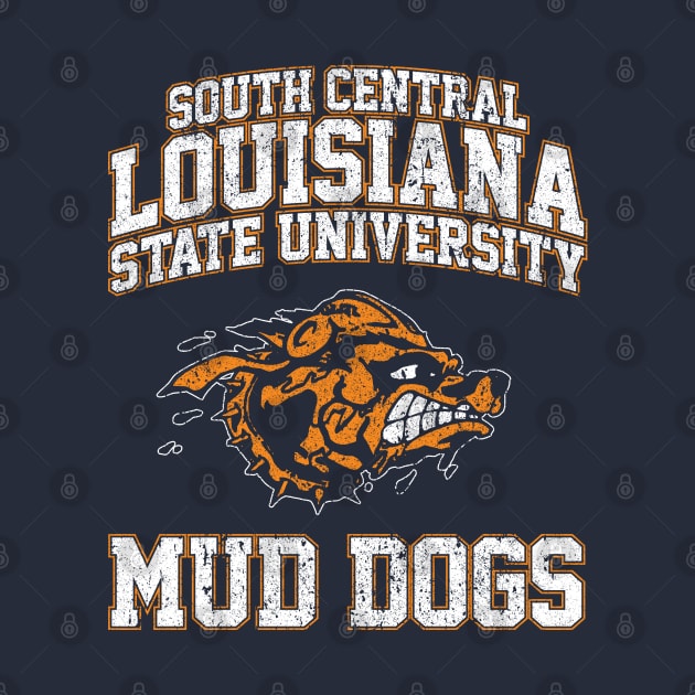 South Central Louisiana State University Mud Dogs by huckblade