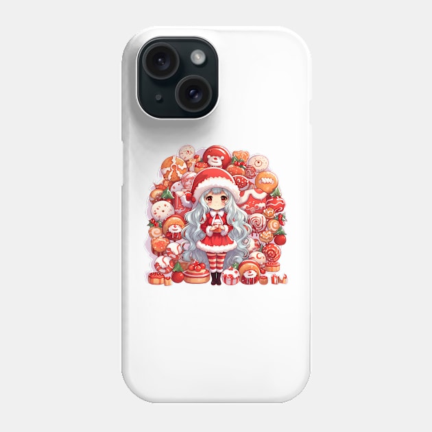 Christmas With Your Favorite Anime Phone Case by ragil_studio