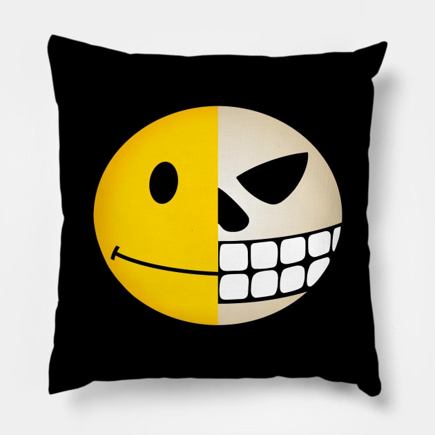 Beneath the Smile Pillow by RawSunArt