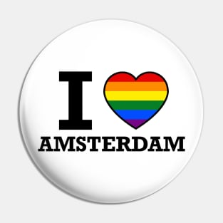 I LOVE AMSTERDAM PRIDE GAY Pin