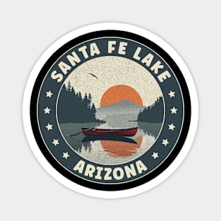 Santa Fe Lake Arizona Sunset Magnet