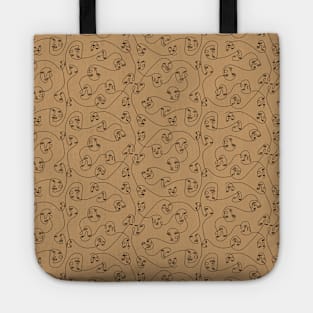 Contour face Tote