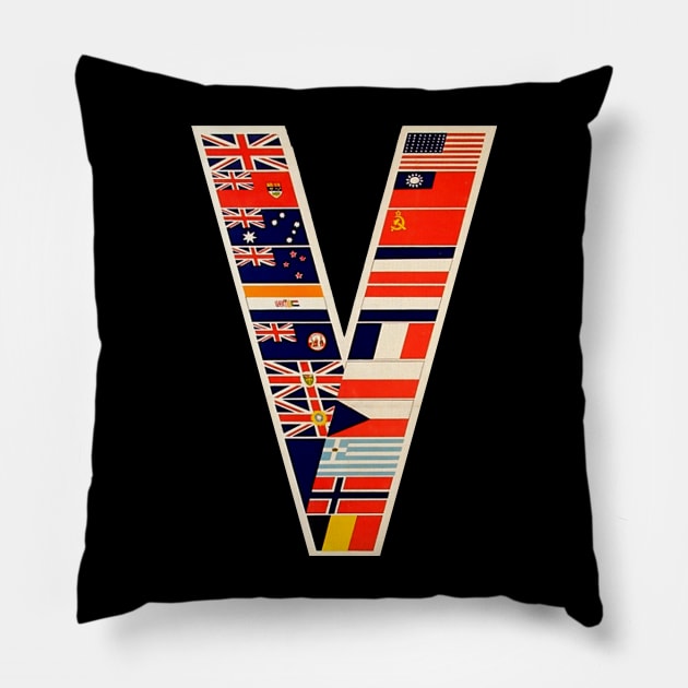 Freedom Shall Prevail World War 2 Pillow by Distant War