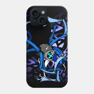 Spithulhu of Madness Blue Phone Case