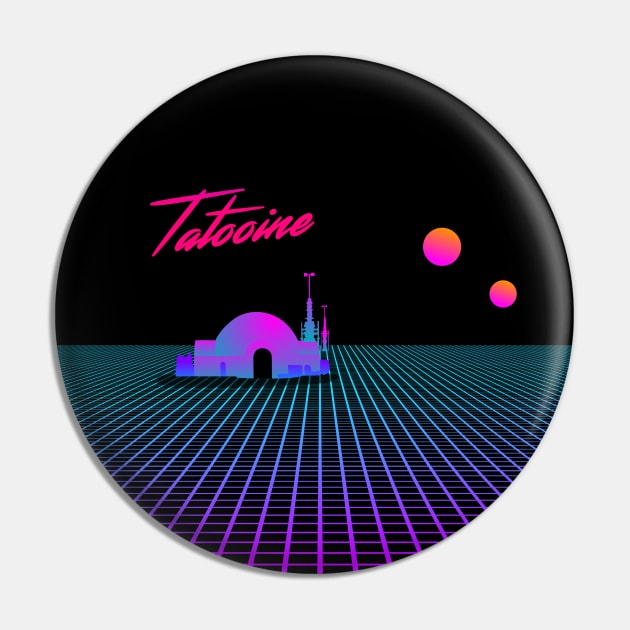 Tatooine 80s Style Pin by EightUnder