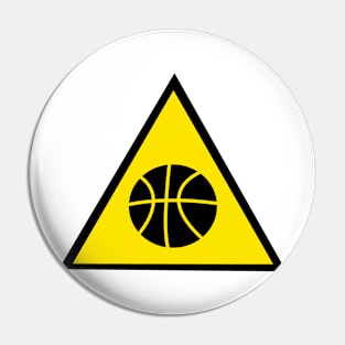 Basketball Warning Pin