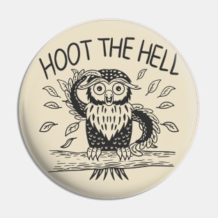 Hoot the Hell Dark Pin