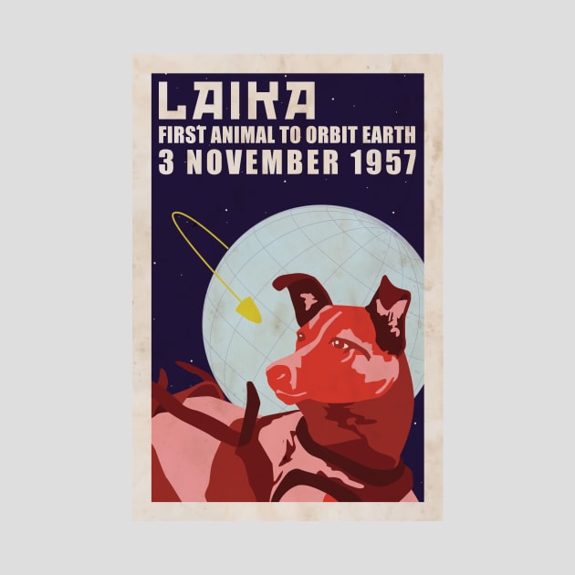 Laika Dog Soviet by MiljanaVuckovic