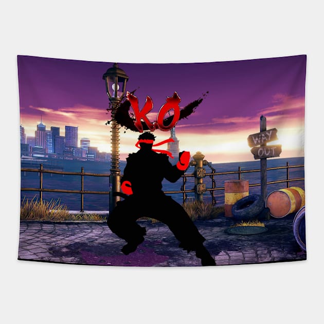 Ryu Street Fighter Tapestry by Rans Society