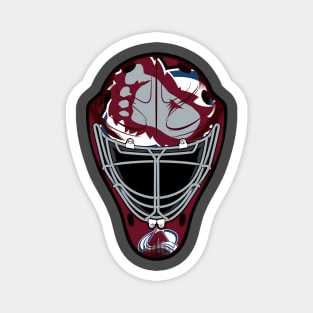 Colorado Foot Goalie Mask Magnet