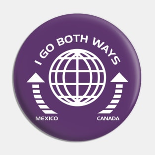 Both Ways Theme Park Pin