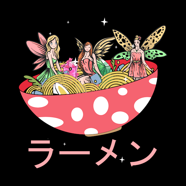 Fairycore Aesthetic Fairy Ramen Bowl Fairies by Alex21