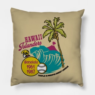 Defunct Hawaii Islanders Baseball Pillow