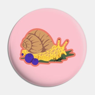 Snail Berries Pin