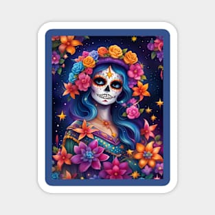 Colorful Catrina Magnet