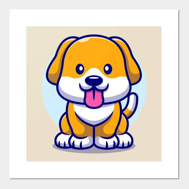 Cute Dog Sticking Her Tongue Out Cartoon - Cute Dog Sticking Her Tongue Out - Posters and Art Prints | TeePublic Cute Dog Sticking Her Tongue Out Cartoon - Cute Dog Sticking Her Tongue Out - Posters and Art Prints | TeePublic