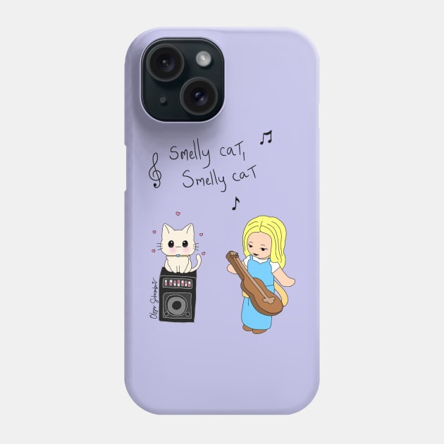 Polly pocket cat Olga Schembri Phone Case by Olga Schembri