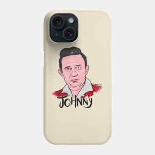 The man in black Phone Case