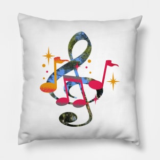 Music Notes Pillow