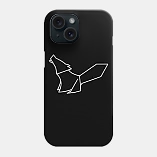 Origami Wolf Phone Case