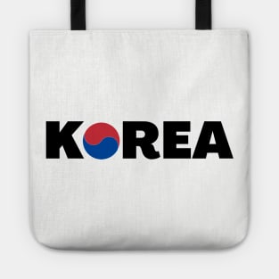 Korea with Taeguk (South Korean Flag Symbol) Tote