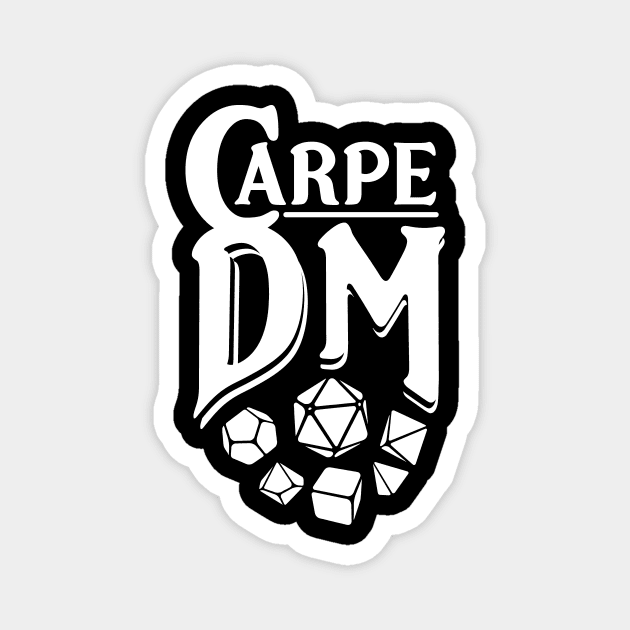 Carpe DM Dice Magnet by OfficialTeeDreams