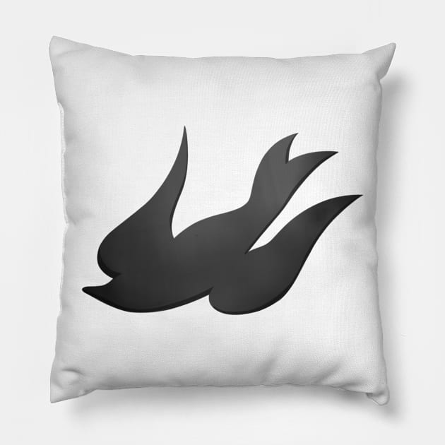 Little Bird v1 Pillow by MidnightPremiere