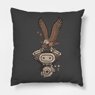 Machine with Eagle Pillow