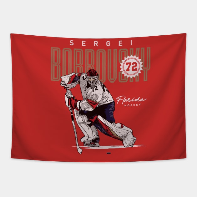 Sergei Bobrovsky Florida Card Tapestry by ClarityMacaws