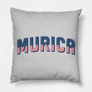 Murica - Funny Stars and Stripes Pillow