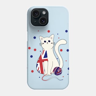 British Kitty Cat with String Phone Case