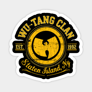 wutang clan staten island wu tang vintage logo Magnet
