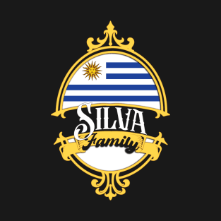 Silva Family - Uruguay flag T-Shirt