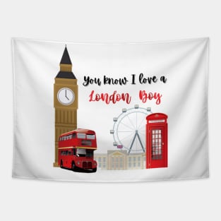 I love a london boy Tapestry