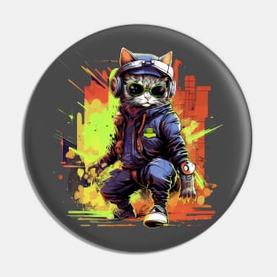 Dj Cat Pin