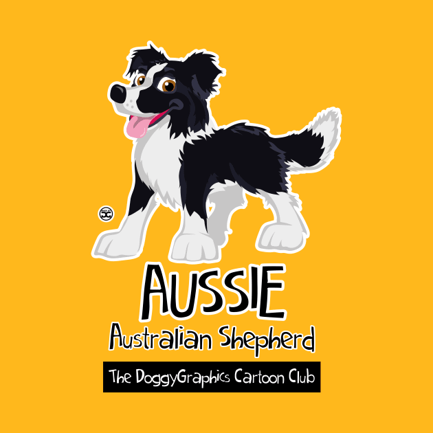 Aussie CartoonClub - Black and White by DoggyGraphics