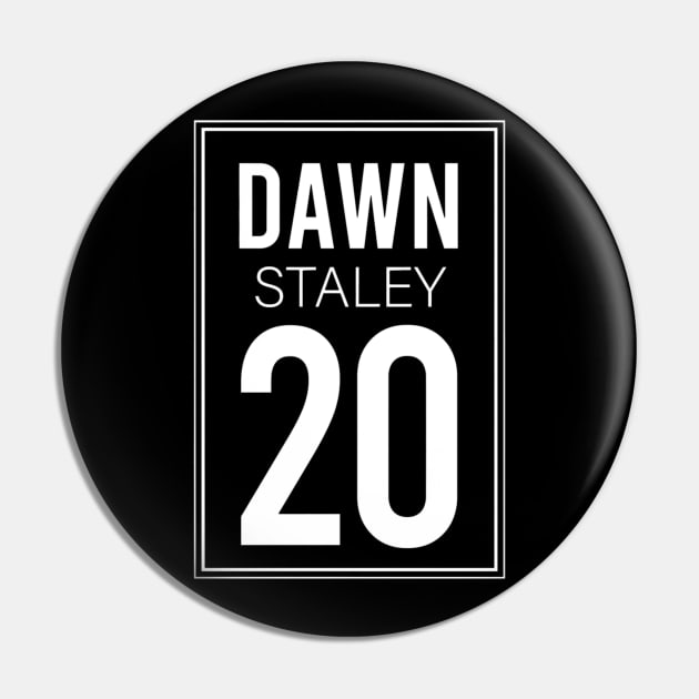 Who Loves Music Beautiful Legend Dawn Staley Vintage Pin by eldridgejacqueline