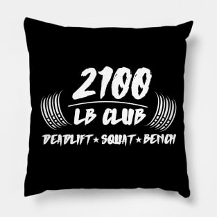 2100lb club deadlift squat bench Pillow