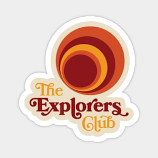 The Explorers Club Circle Magnet