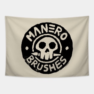 Manero Brushes Original Logo Tapestry