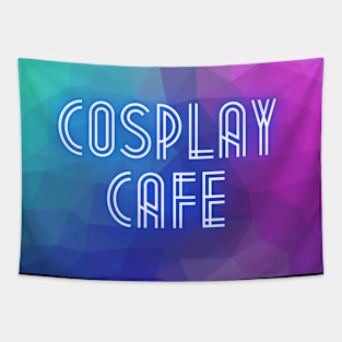 Cosplay Cafe Podcast logo (gradient) Tapestry