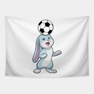 Rabbit Soccer player Soccer ball Tapestry
