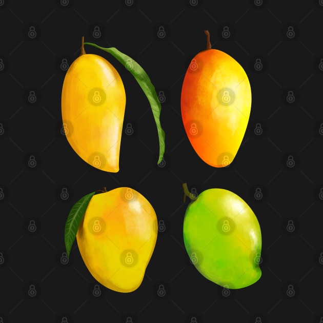 Sweet And Ripe Mangoes Pattern by TWOintoA