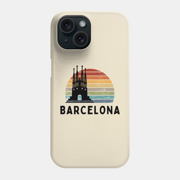 Barcelona inspired design Phone Case by IOANNISSKEVAS