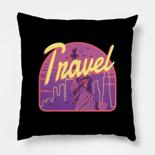 Travel New York Pillow