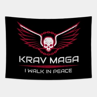 Krav Maga Everyone Speaks Pain Martial Arts Tapestry