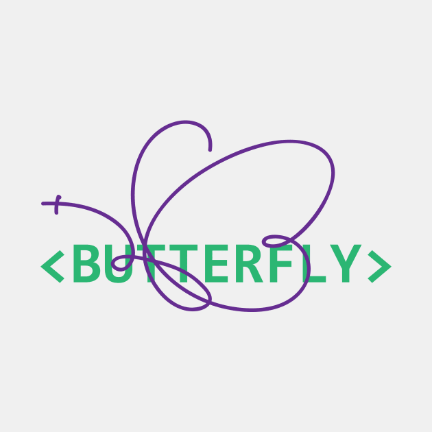 butterfly-monoline by waceline