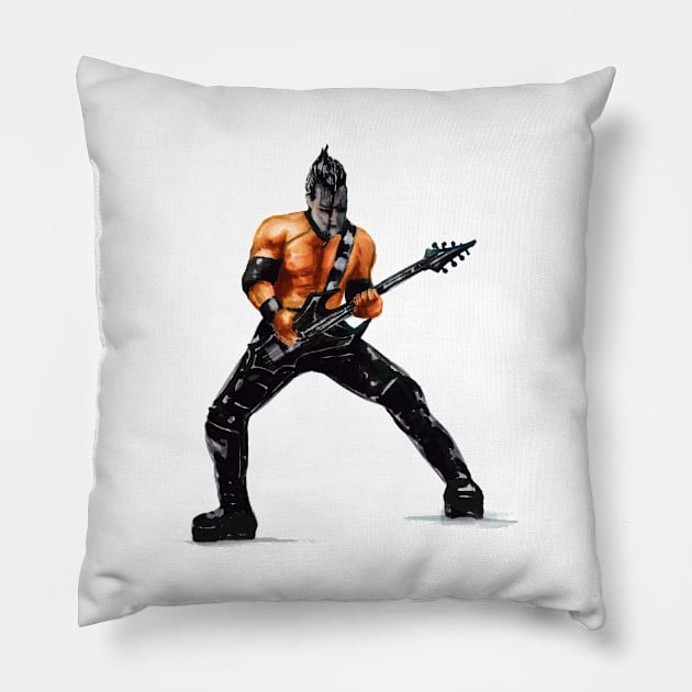 Guitarist Pillow by Svetlana Pelin