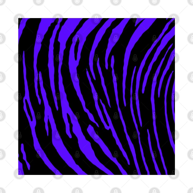 Blue Tiger Stripes by BlakCircleGirl